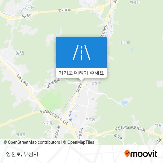 영천로 지도