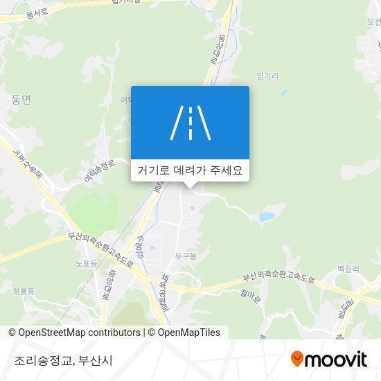 조리송정교 지도