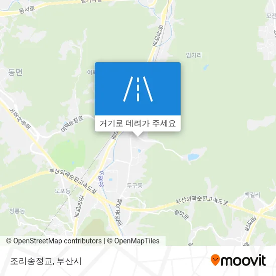조리송정교 지도