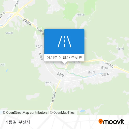 가동길 지도