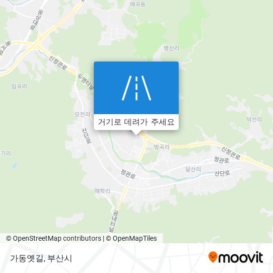 가동옛길 지도