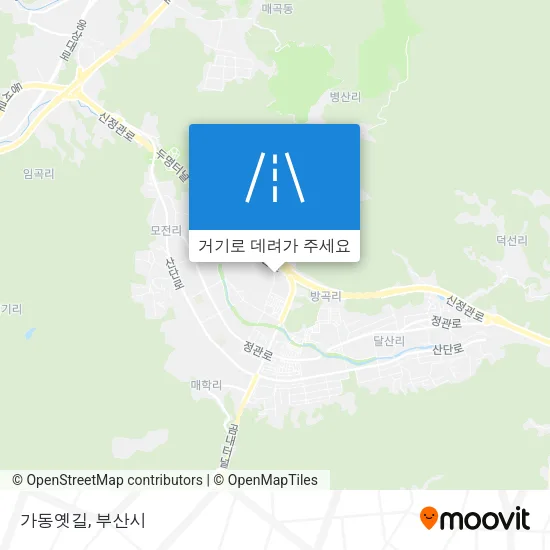 가동옛길 지도