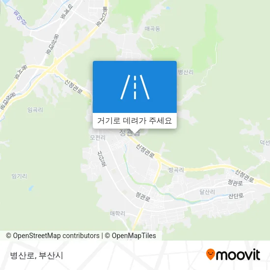 병산로 지도