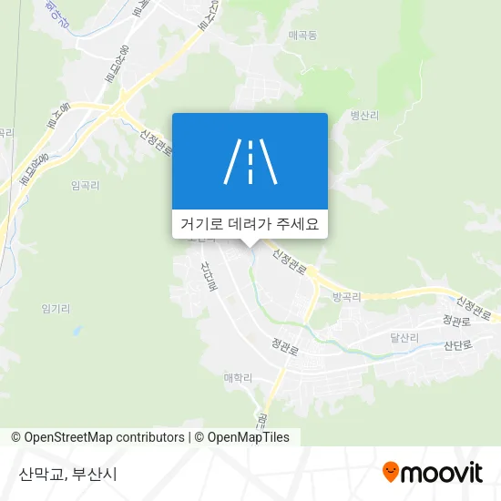 산막교 지도
