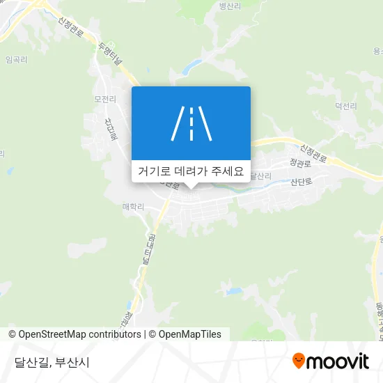 달산길 지도