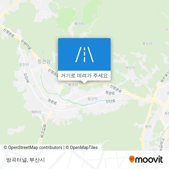 방곡터널 지도
