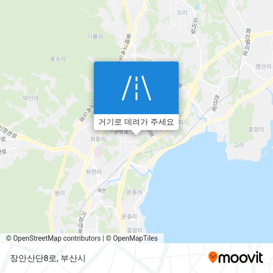 장안산단8로 지도