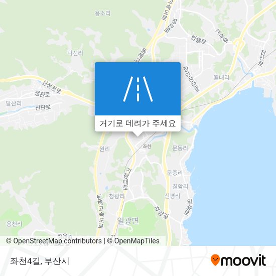 좌천4길 지도