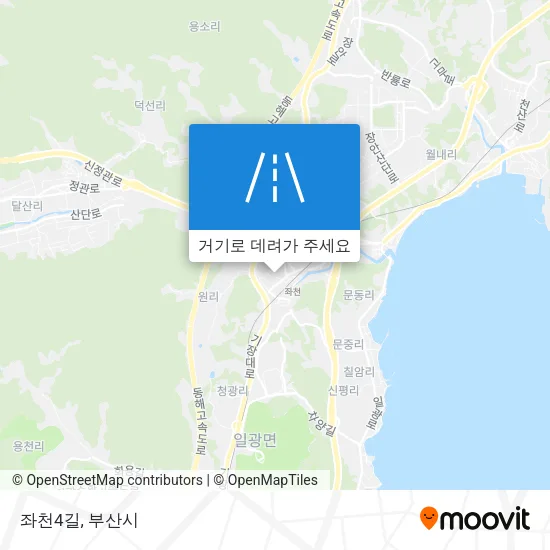 좌천4길 지도