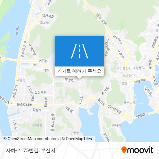 사하로175번길 지도