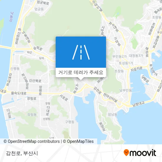 감천로 지도