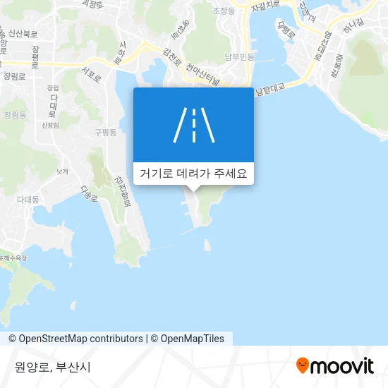 원양로 지도