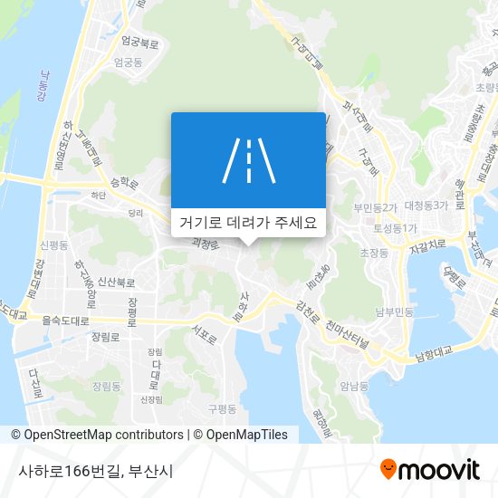 사하로166번길 지도