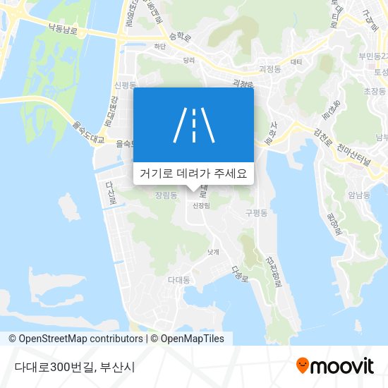 다대로300번길 지도