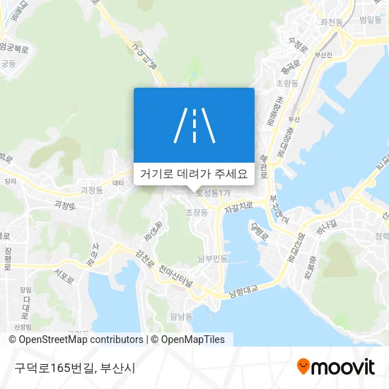 구덕로165번길 지도