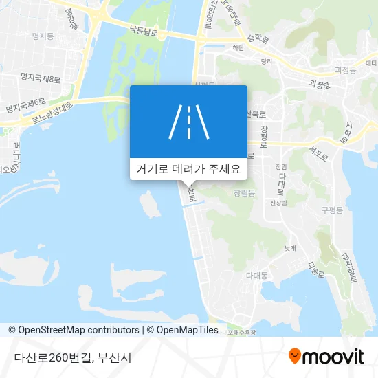 다산로260번길 지도