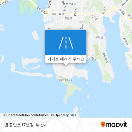 윤공단로17번길 지도