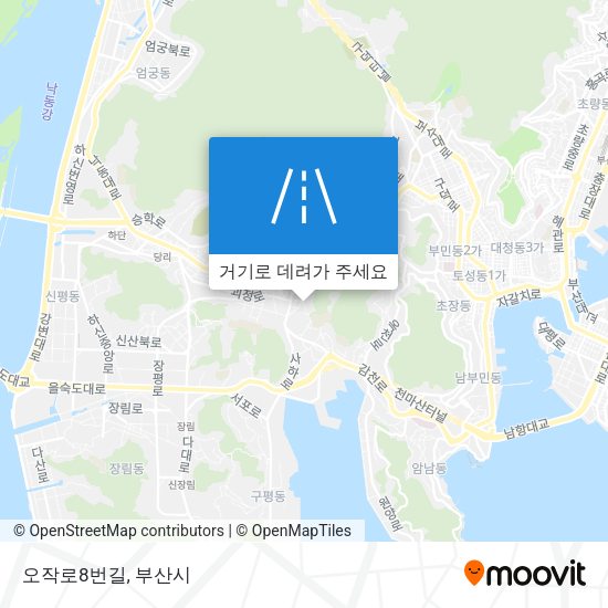 오작로8번길 지도