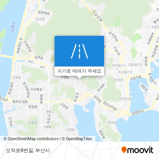 오작로8번길 지도