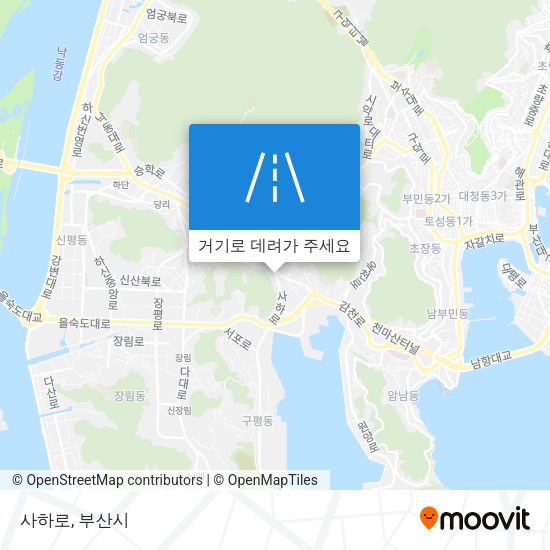 사하로 지도
