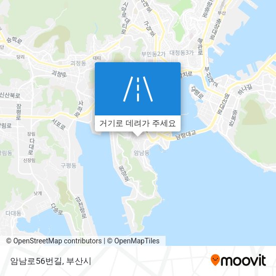 암남로56번길 지도