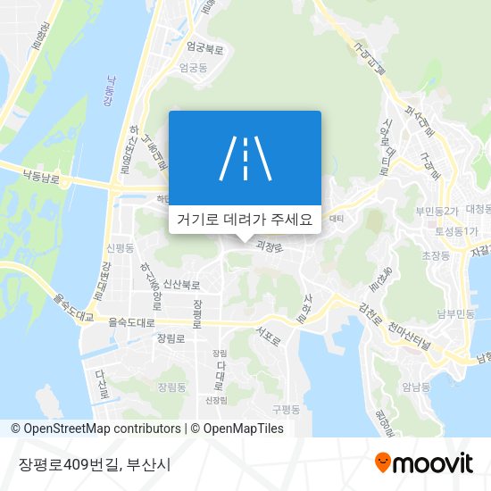 장평로409번길 지도