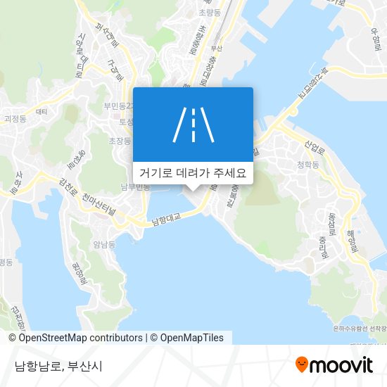 남항남로 지도