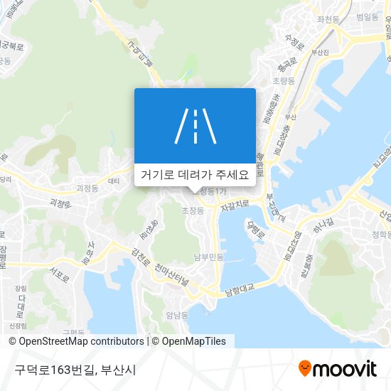 구덕로163번길 지도