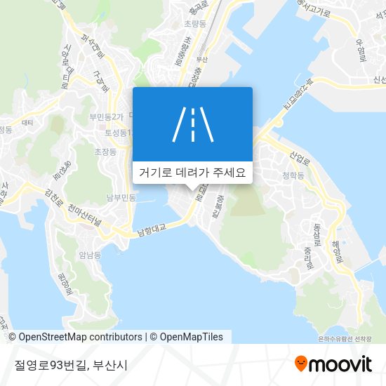 절영로93번길 지도