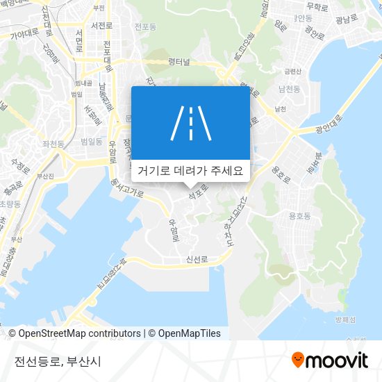 전선등로 지도