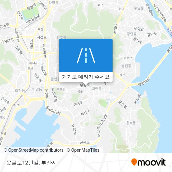 못골로12번길 지도