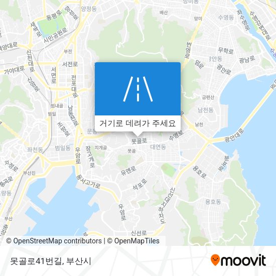 못골로41번길 지도