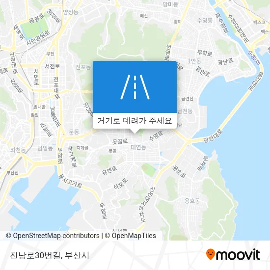 진남로30번길 지도