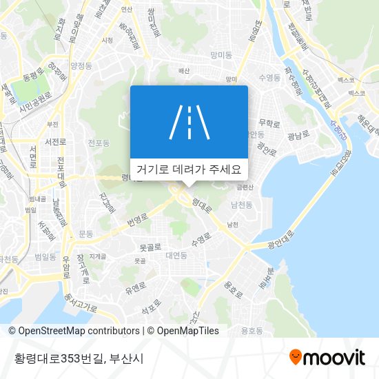 황령대로353번길 지도