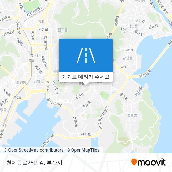 천제등로28번길 지도