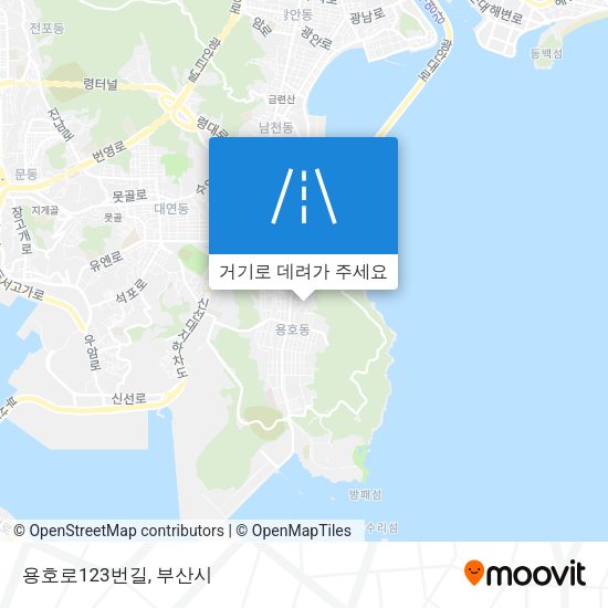 용호로123번길 지도