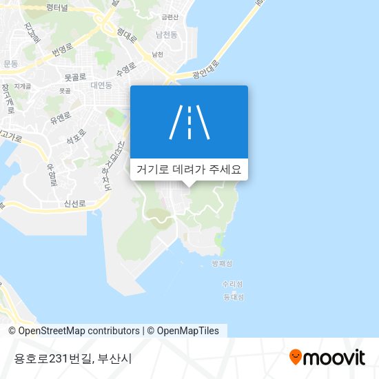 용호로231번길 지도