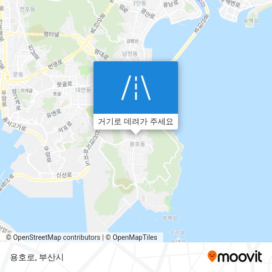 용호로 지도