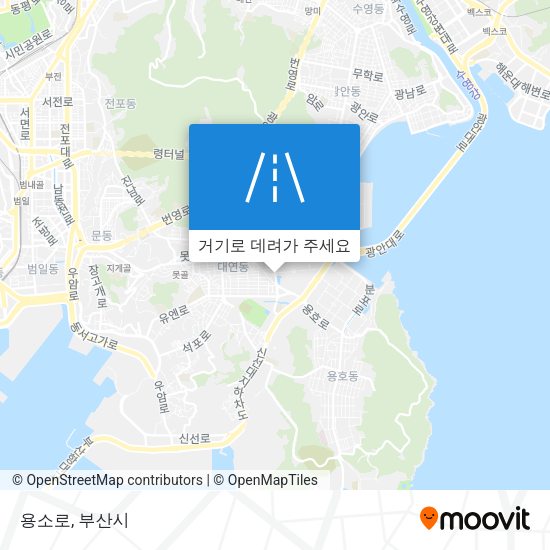 용소로 지도