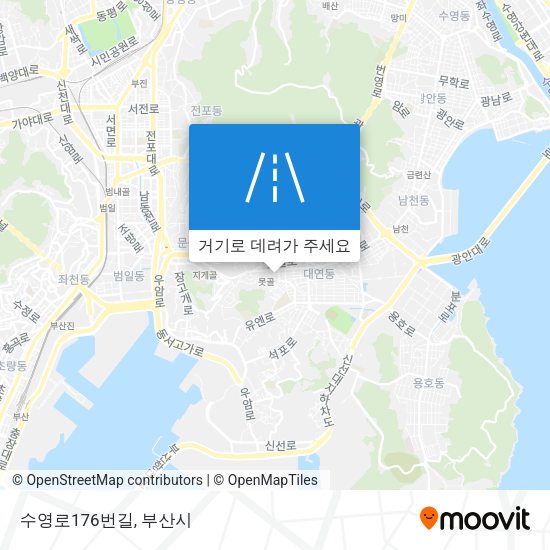 수영로176번길 지도