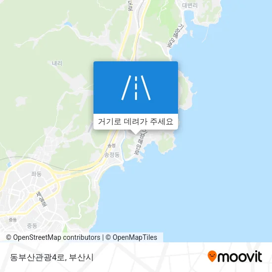 동부산관광4로 지도
