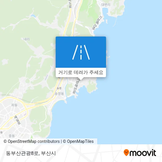 동부산관광8로 지도