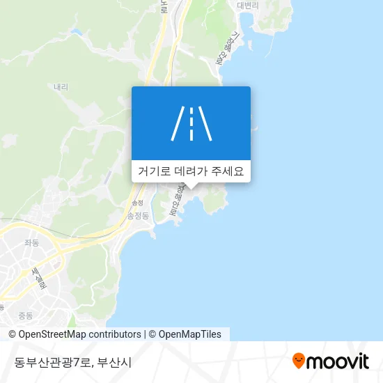 동부산관광7로 지도