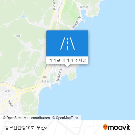 동부산관광10로 지도