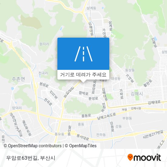 우암로63번길 지도