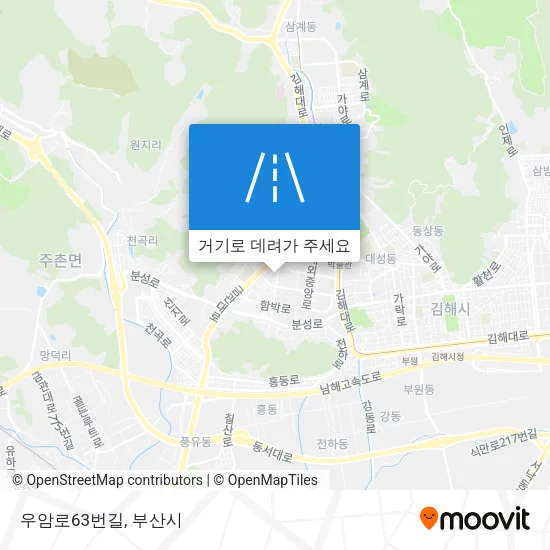우암로63번길 지도