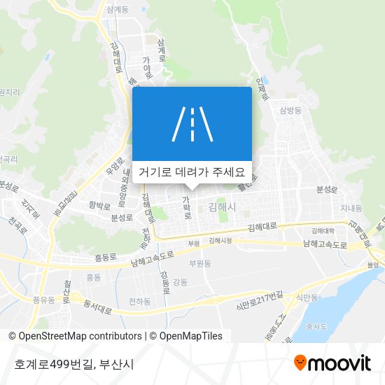 호계로499번길 지도