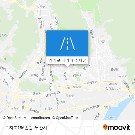 구지로186번길 지도