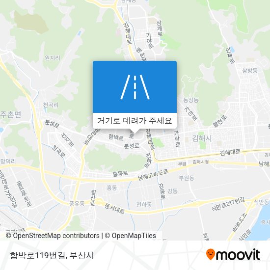 함박로119번길 지도