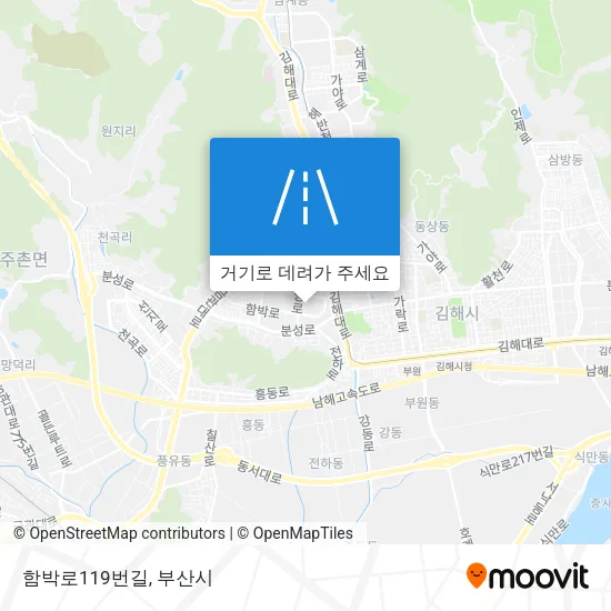 함박로119번길 지도